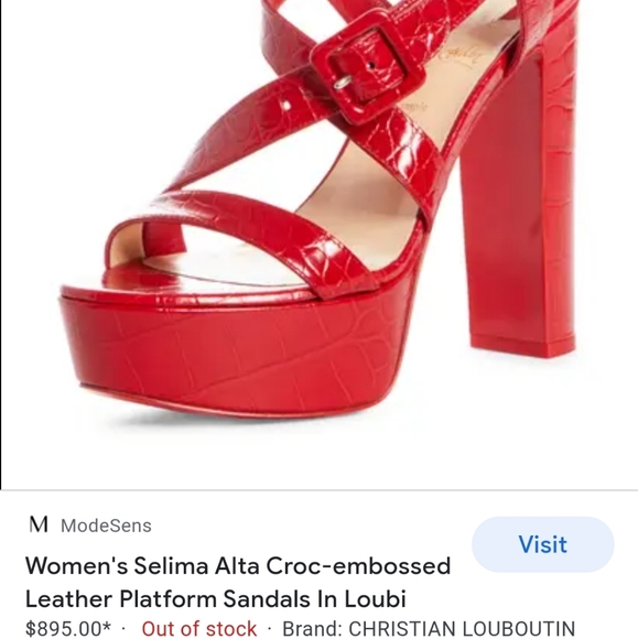 Selma Alta Christian Louboutin - Picture 7 of 7